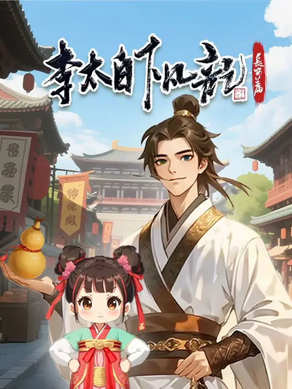 李白穿越长安，爆笑奇遇！《李太白下凡记》动态漫画第一季：诗仙的现代生活，古今碰撞乐不停！